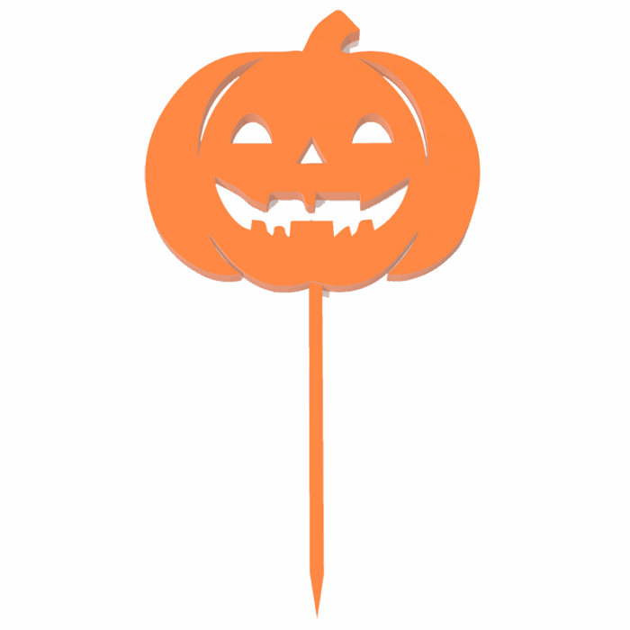 Cake Topper Halloween Citrouille - Fichier 3D STL
