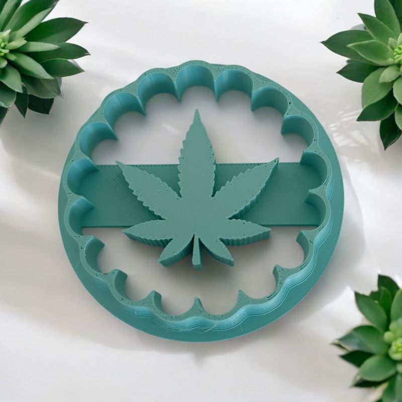 Emporte pièce Biscuit Feuille Cannabis