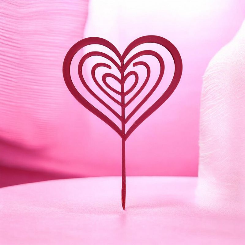 Cake Topper Coeur ❤️