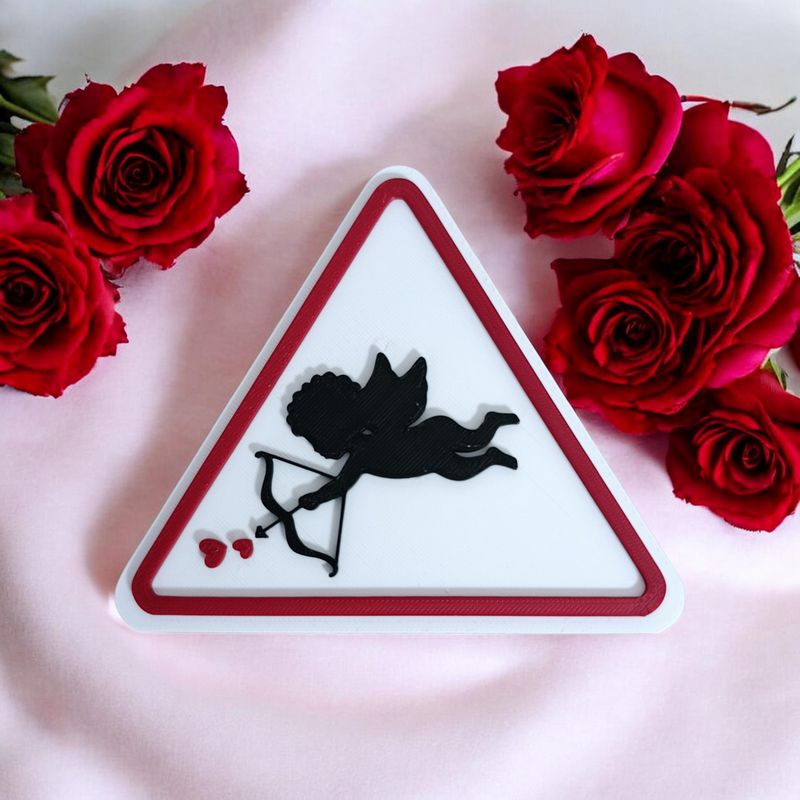 Panneau 3D ⚠ Cupidon / Zone d'Amour ❤️