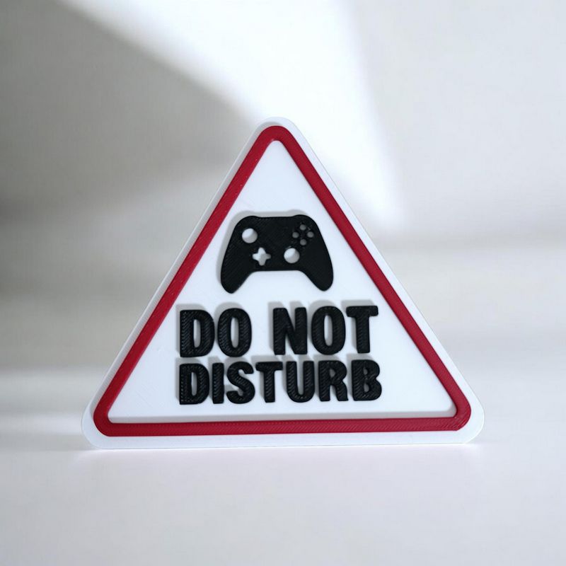 Panneau 3D ⚠ Do Not Disturb