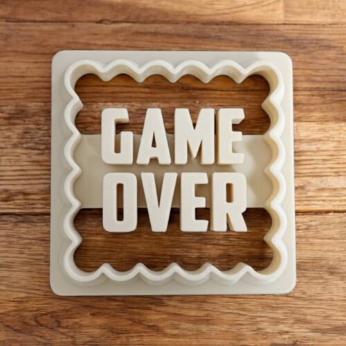 Emporte pièce Biscuit GAME OVER | Le Monde du 3D