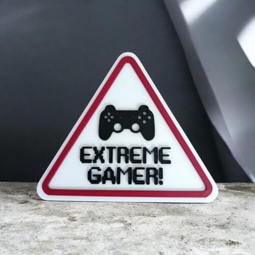 Panneau 3D ⚠ Attention Extreme GAMER | Le Monde du 3D