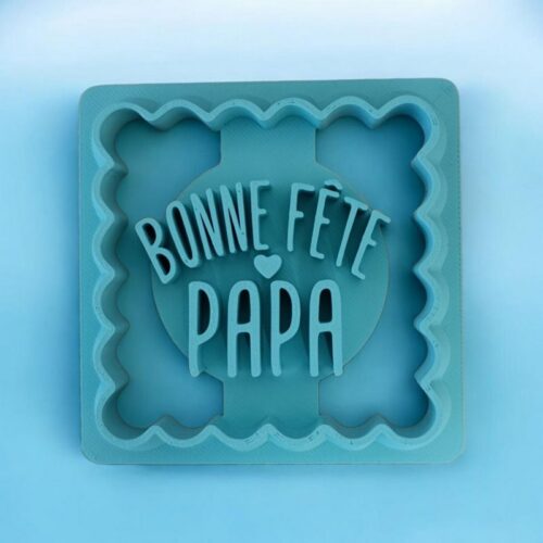 Emporte Pièce Biscuit Bonne Fête Papa 💖 | Le Monde du 3D