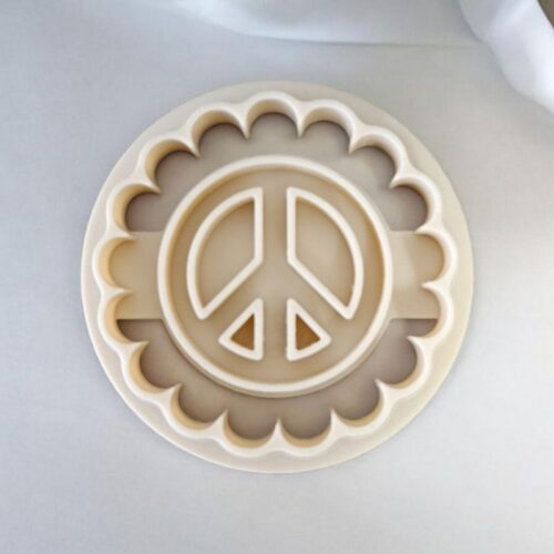 Emporte Pièce Biscuit Symbole de Paix | Le Monde du 3D