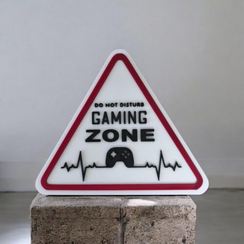 Panneau 3D ⚠️ Gaming Zone | Le Monde du 3D