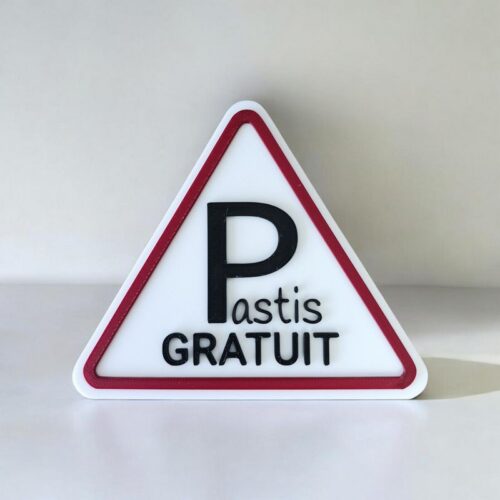 Panneau 3D Pastis Gratuit 😂 | Le Monde du 3D