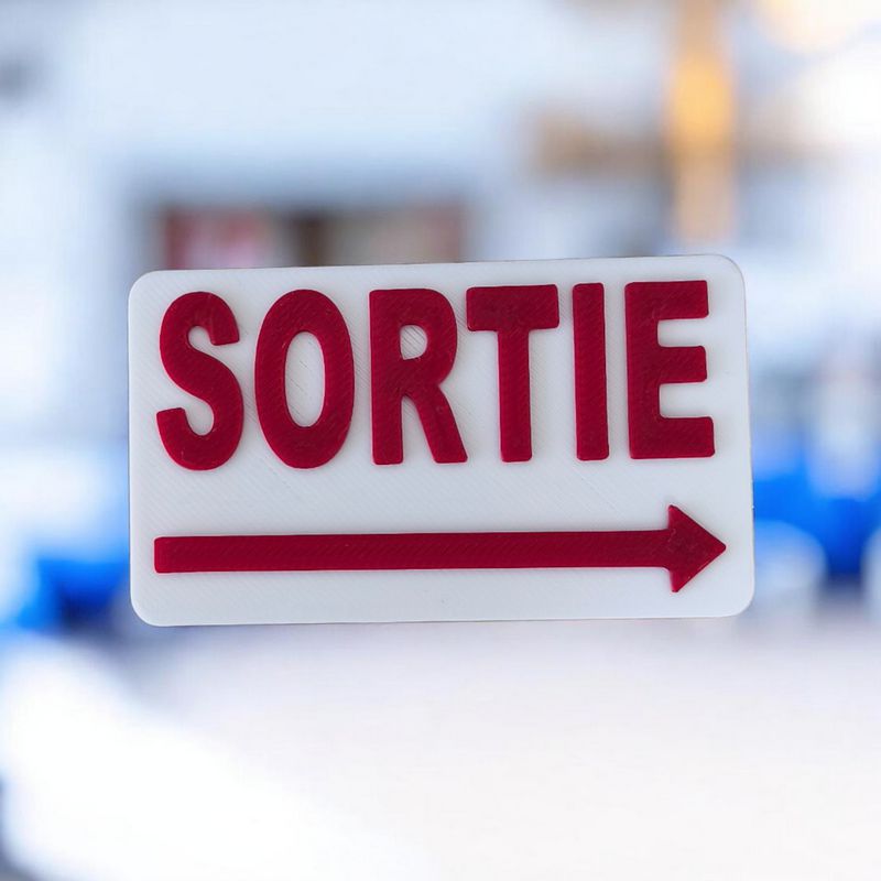 Panneau 3D Sortie ➤