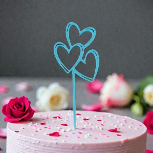 Cake Topper Coeurs 💕 | Le Monde du 3D