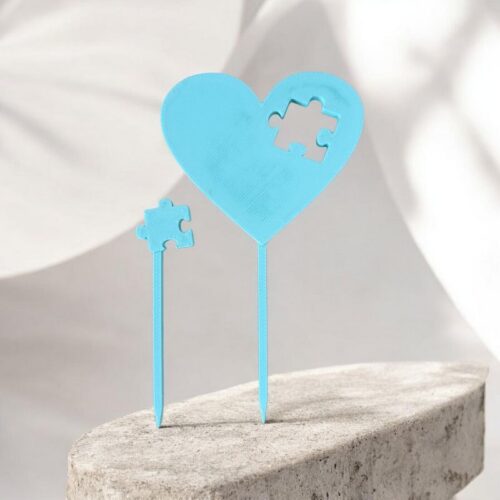 Cake Topper Coeur Puzzle 🧩❤️ | Le Monde du 3D
