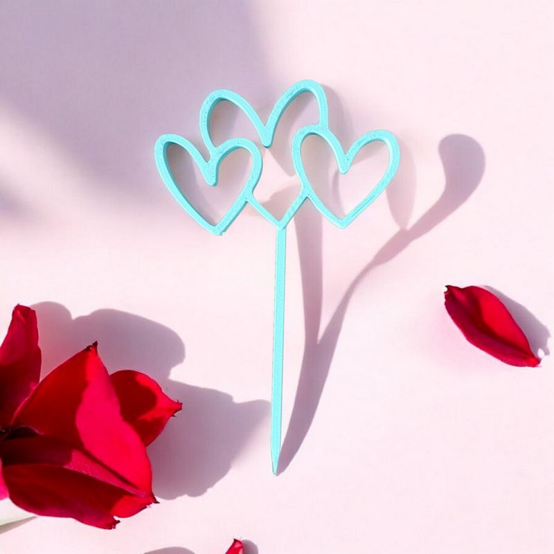 Cake Topper Coeur | Le Monde du 3D