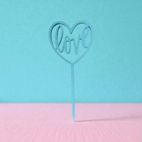 Cake Topper Coeur Love 💕 | Le Monde du 3D