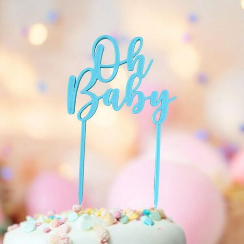 Cake Topper Oh Baby 👶 | Le Monde du 3D
