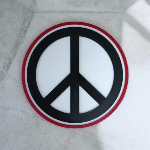 Déco 3D Peace ☮ | Le Monde du 3D