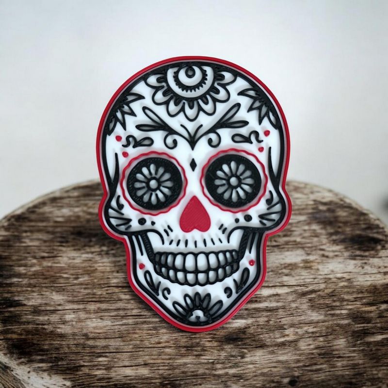 Décoration 3D Tête de mort 💀 | Le Monde du 3D