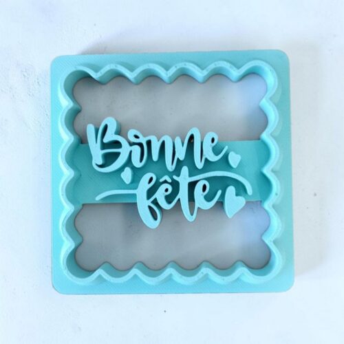 Emporte Pièce Biscuit Bonne Fête | Le Monde du 3D