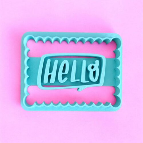 Emporte Pièce Biscuit Hello | Le Monde du 3D