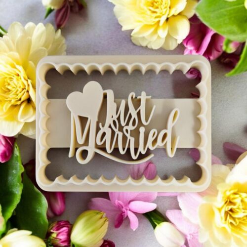 Emporte Pièce Biscuit Just Married | Le Monde du 3D