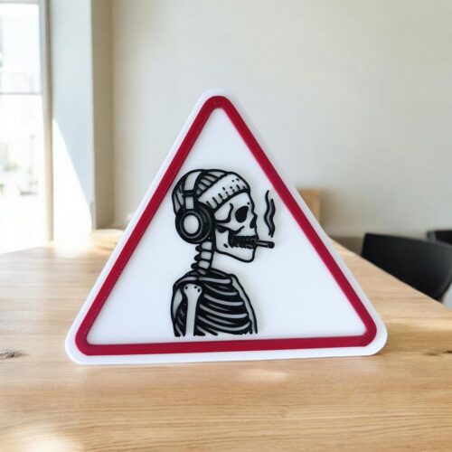 Panneau 3D ⚠ Attention Fumer tue 🚬 | Le Monde du 3D