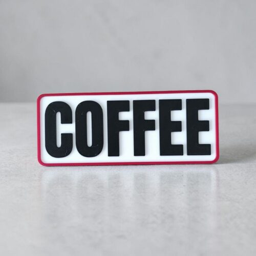 Panneau 3D COFFEE | Le Monde du 3D