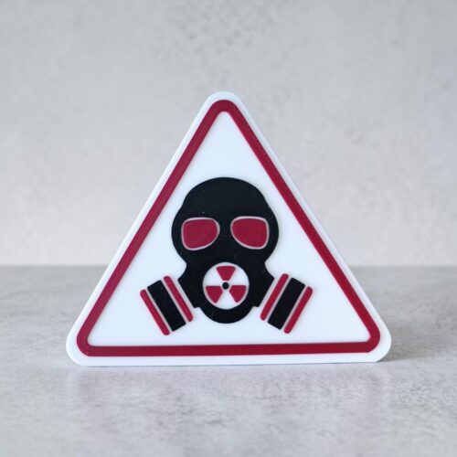 Panneau 3D Attention Danger Radioactif ☢️ | Le Monde du 3D