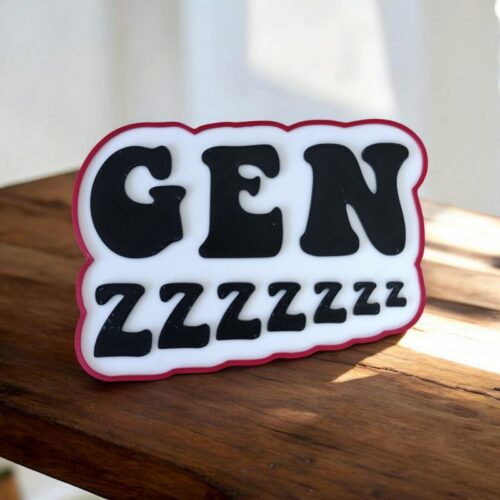 Panneau 3D Gen z | Le Monde du 3D