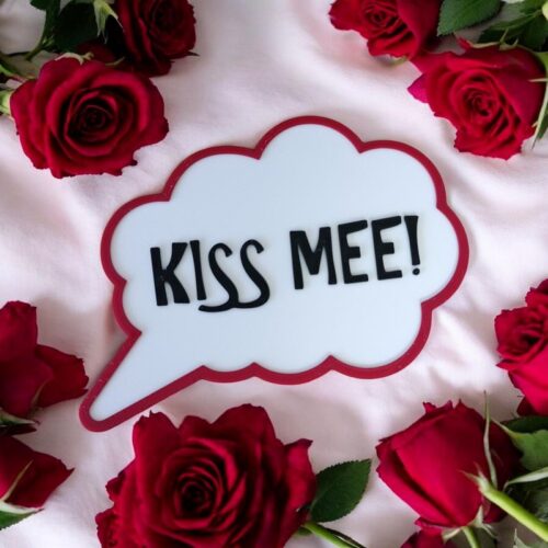 Panneau 3D Kiss Mee 💋 | Le Monde du 3D