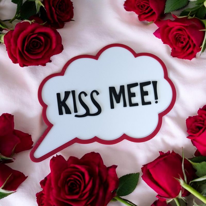 Panneau 3D Kiss Mee | Le Monde du 3D