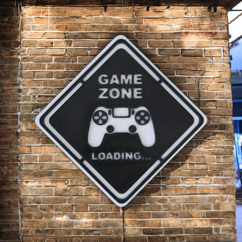 Panneau 3D Game Zone | Le Monde du 3D