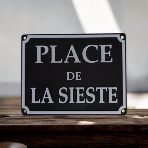 Panneau 3D Place de la Sieste | Le Monde du 3D