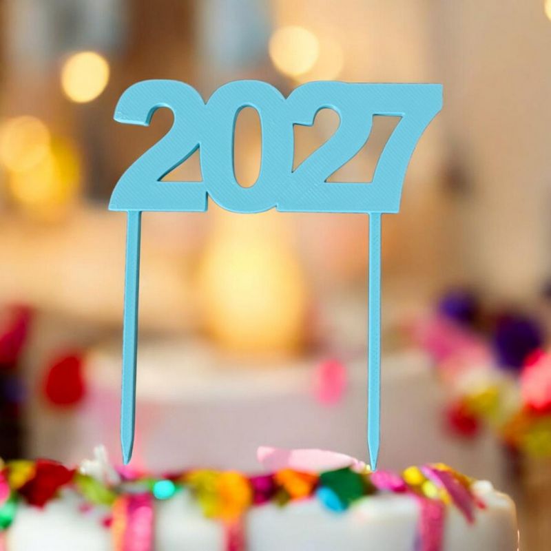 Cake Topper 2027 | Le Monde du 3D