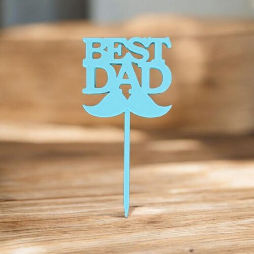 Cake Topper Best DAD | Le Monde du 3D
