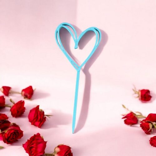 Cake Topper Coeur 💖 | Le Monde du 3D