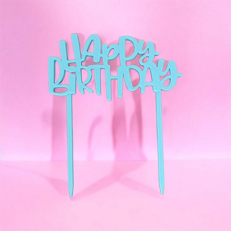 Cake Topper Happy Birthday 🎂 | Le Monde du 3D