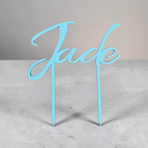 Cake Topper Prénom Jade | Le Monde du 3D