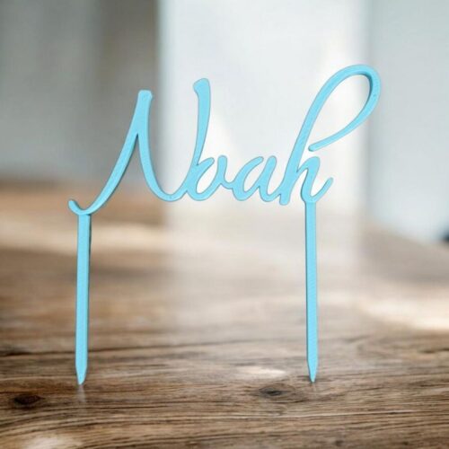 Cake Topper Prénom Noah | Le Monde du 3D