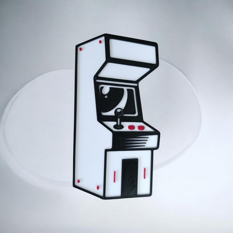 Déco 3D Borne Arcade 🕹️ | Le Monde du 3D