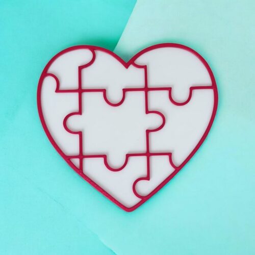 Déco 3D Coeur Puzzle 🧩❤️ | Le Monde du 3D