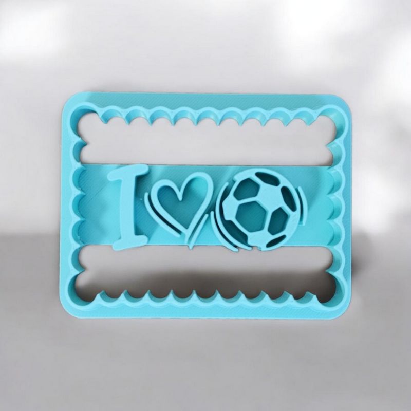 Emporte Pièce Biscuit J’aime le foot ⚽ | Le Monde du 3D