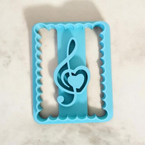 Emporte Pièce Biscuit Note de Musique Coeur 🎶💕 | Le Monde du 3D
