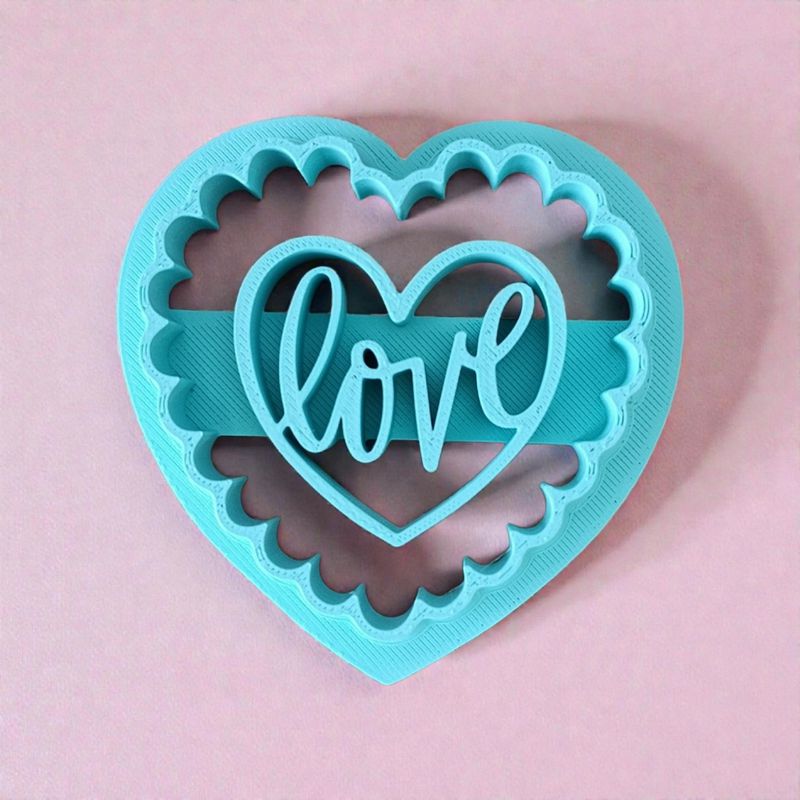 Emporte Pièce Biscuit Coeur Love 💕 | Le Monde du 3D