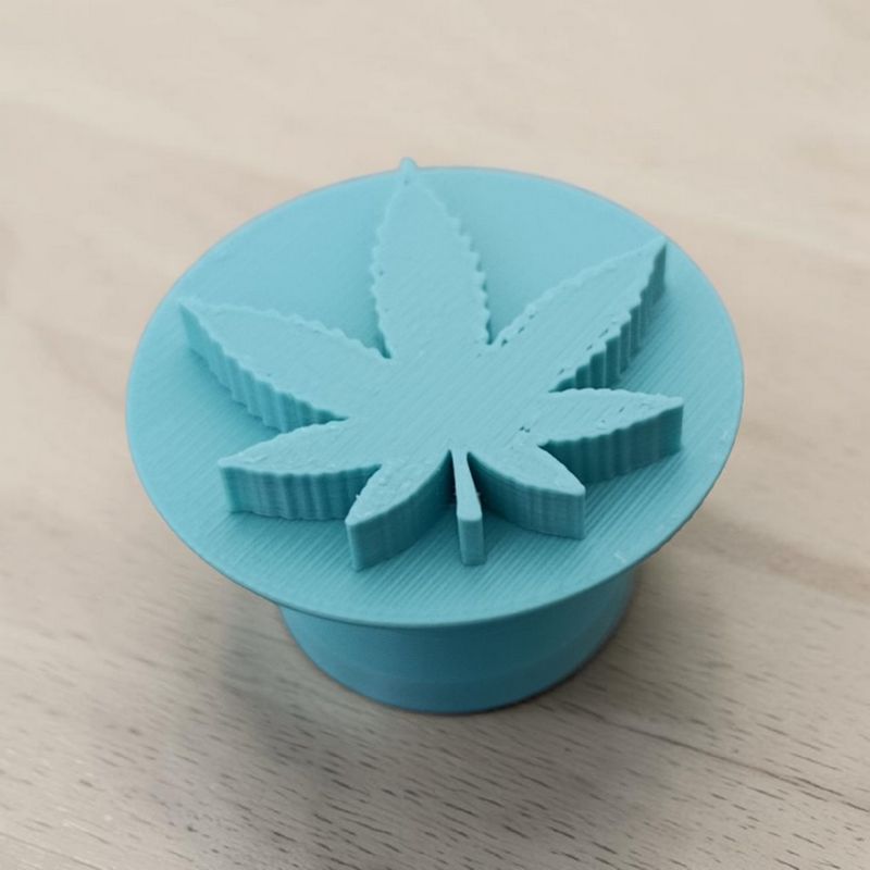 Tampon Pâtisserie Feuille Cannabis | Le Monde du 3D