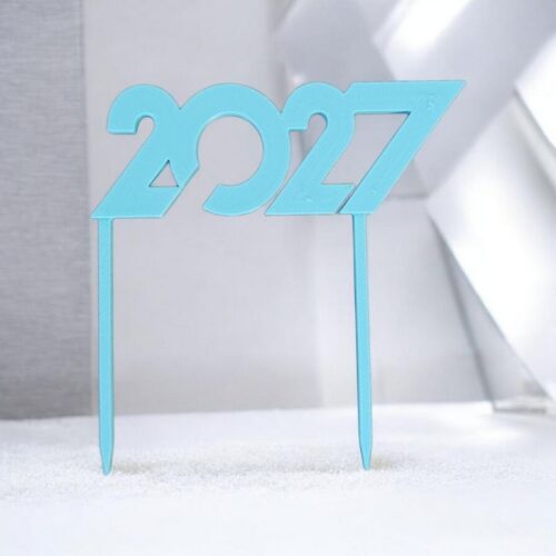 Cake Topper 2027 | Le Monde du 3D