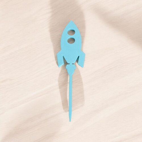 Cake Topper Fusée 🚀 | Le Monde du 3D