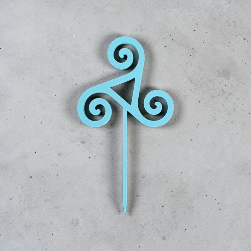 Cake Topper Triskel | Le Monde du 3D