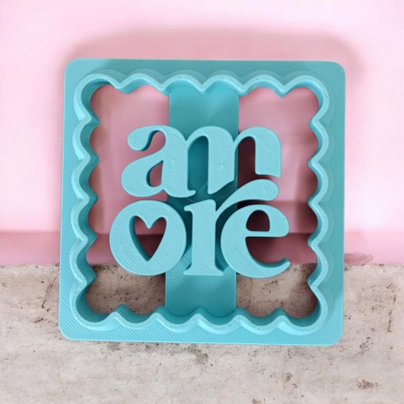 Emporte Pièce Biscuit Amore | Le Monde du 3D