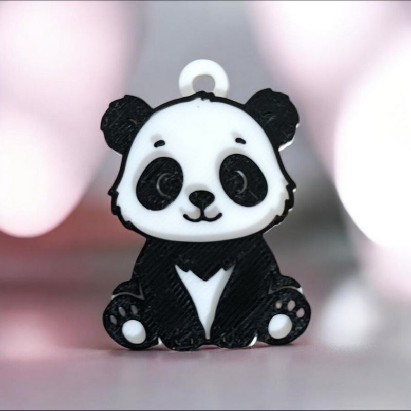 Porte-clés 3D Panda 🐼 | Le Monde du 3D