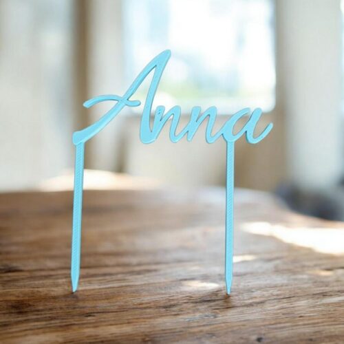 Cake Topper Prénom Anna | Le Monde du 3D