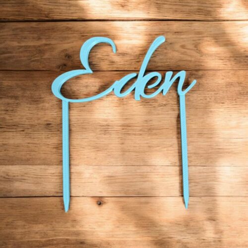 Cake Topper Prénom Eden | Le Monde du 3D