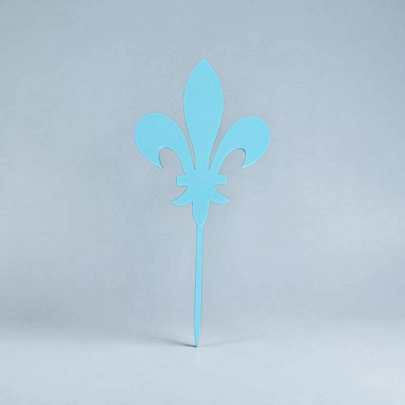 Cake Topper Fleur de Lys | Le Monde du 3D